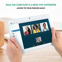 Load image into Gallery viewer, Tablet 10 inch, 3G Phablet Unlocked, Android 8.1 Go Tablets PC with Dual Card Slot, 1G+16GB, Dual Camera, GMS Certified, WiFi, Bluetooth, GPS - Silver
