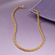 Load image into Gallery viewer, Ross-Simons 18kt Gold Over Sterling Silver Byzantine Necklace
