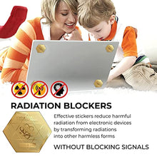 Load image into Gallery viewer, 5G&amp;EMF Blockers for Mobile Phones – EMF Protection Cell Phone Stickers - 24K Gold Neutralizer - 5G Mobile Phone Protector - Anti-Radiation Shields - 5G Protection for All Devices - BIO Card&amp;Saver Chip
