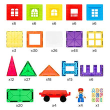 Load image into Gallery viewer, Best Choice Products 250-Piece Kids Colorful Magnetic Tiles Set 3D Construction Magnet Building Blocks Educational STEM Toy with Carrying Case

