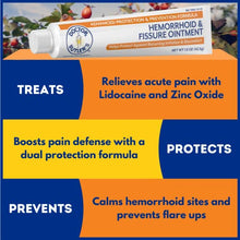 Load image into Gallery viewer, Doctor Butler's Advanced Hemorrhoid &amp; Fissure Ointment – Lidocaine Hemorrhoid Treatment and Fissure Treatment Extra Strength Formula, Heals and Provides Fast Pain Relief and Itch Relief* (1.5 oz.)
