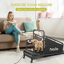 Load image into Gallery viewer, PETSITE Dog Treadmill, Pet Dog Running Machine for Small &amp; Medium-Sized Dogs, Pet Fitness Treadmill with 1.4'' LCD Display Screen, 200 LBS Capacity
