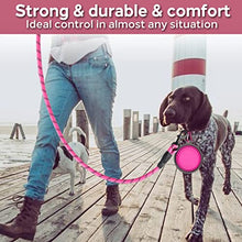Load image into Gallery viewer, COOYOO 2 Pack Dog Leash 5 FT Heavy Duty - Comfortable Padded Handle - Reflective Dog Leash for Medium Large Dogs with Collapsible Pet Bowl
