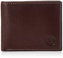 Load image into Gallery viewer, Timberland Men's Leather Wallet with Attached Flip Pocket, Brown (Sportz), One Size
