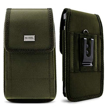 Load image into Gallery viewer, Evocel [Urban Pouch] Tactical Carrier with [Belt Loop &amp; Holster] (6.50 in x 3.27 in x 0.37 in) fits Galaxy Note 8, S8 Plus, Galaxy Mega, iPhone 7 Plus, ZTE ZMAX XL &amp; More, OD Green - X-Large
