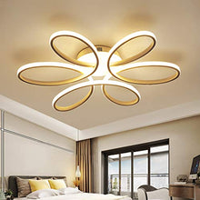 Load image into Gallery viewer, Modern Ceiling Light Fixture, CraftThink Flush Mount 23" Wide Silicon Gel Twist Semi Flush Light Nordic Style LED Ceiling Fixture for Living Room Bedroom Office, Warm Light Source
