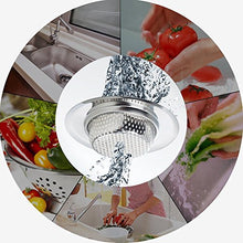 Load image into Gallery viewer, Fengbao 2PCS Kitchen Sink Strainer - Stainless Steel, Large Wide Rim 4.5" Diameter
