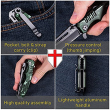 Load image into Gallery viewer, Spring Assisted Knife - Pocket Folding Knife - Military Style - Boy Scouts Knife - Tactical Knife - Good for Camping Hunting Survival Indoor and Outdoor Activities Mens Gift 6681 N
