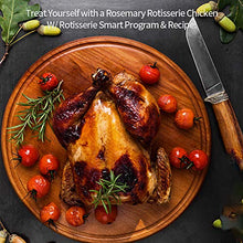 Load image into Gallery viewer, Fit Choice 2021 12.7 Quart 10 in 1 XLarge Capacity Air Fryer Oven, 10 Accessories, 10 Easy Presets W/ Digital Touch Screen Controls &amp; Integrated Digital Temperature Probe, Advanced Program, Sear, Stage, Preheat, Delay, Warm, Rotisserie, W/Light, Come W/ N
