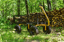 Load image into Gallery viewer, Gorilla Carts GOR1400-COM Heavy-Duty Steel Utility Cart with Removable Sides and 15" Tires, 1400-lbs. Capacity, Black
