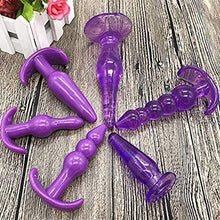 Load image into Gallery viewer, Amal Bu~tt P~lu~g Soft Silicone Anales Trainer Kit for Women Men Beginners Body Training Anale Beads Plug Sticks Wand Model

