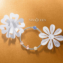 Load image into Gallery viewer, NinaQueen 925 Sterling Silver "Daisy Perfume" Bottles Charms, Charms for Bracelet
