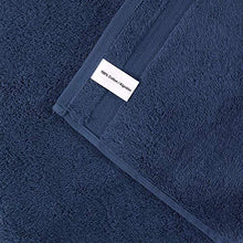 Load image into Gallery viewer, Qute Home Spa &amp; Hotel Towels 6 Piece Towel Set, 2 Bath Towels, 2 Hand Towels, and 2 Washcloths - Navy Blue
