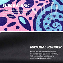 Load image into Gallery viewer, KUYOU Yoga Mat Foldable 1/16 Inch Thick Non-Slip Travel Yoga Mat Cover Pad Sweat Absorbent and Soft Lightweight Exercise Workout Mat with 96 inch Stretch Band Strap for Yoga Pilates and Fitness
