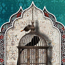 Load image into Gallery viewer, Living outside of bird cages canvas wall art for Persian/Middle eastern home decoration available in multiple sizes
