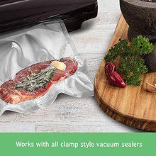 Load image into Gallery viewer, Nutri-Lock Vacuum Sealer Bags. 2 Rolls 11x50. Commercial Grade Food Saver Bags Rolls. Nutri-lock Bags Work with Foodsaver. Perfect for Sous Vide.

