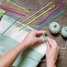 Load image into Gallery viewer, 30 PCS Large Eye Plastic Needles, 2.7Inch/3.5Inch/5.9Inch Plastic Weaving Needles, Yarn Needles, Learning Needles, Safety Plastic Lacing Needles for Kids &amp; Sewing Handmade Crafts

