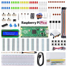 Load image into Gallery viewer, SunFounder Raspberry Pi Pico Basic Starter Kit with 37 Modules Sensor Kit V2.0 for Raspberry Pi
