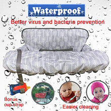 Load image into Gallery viewer, Shopping Cart Cover High Chair Cover for Baby and Toddler-Waterproof-Universal fit-Reversible Baby Cart Cover for Girls and Boys
