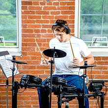 Load image into Gallery viewer, Alesis Drums Nitro Mesh Kit | Eight Piece All Mesh Electronic Drum Kit With Super Solid Aluminum Rack, 385 Sounds, 60 Play Along Tracks, Connection Cables, Drum Sticks &amp; Drum Key Included
