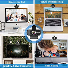 Load image into Gallery viewer, W5 HD 1080P Webcam with USB Plug- Computer Camera for Video Calling and Recording, 1080p Streaming Camera, Desktop or Laptop Webcam
