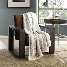 Load image into Gallery viewer, Eddie Bauer | Ultra-Plush Collection | Throw Blanket-Reversible Sherpa Fleece Cover, Soft &amp; Cozy, Perfect for Bed or Couch, San Juan Oyster
