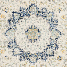 Load image into Gallery viewer, Safavieh Evoke Collection EVK220C Shabby Chic Vintage Oriental Medallion Area Rug, 8' x 10', Ivory/Blue
