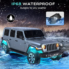 Load image into Gallery viewer, DR.CAR RGB LED Rock Lights, 4 Pods Multicolor Neon LED Light Kit with APP &amp; Remote Control, 65 Scene Options, Music Sync, Timing, Exterior Car Lights Fit for Truk/ATV/UTV/Off-Road Vehicle, IP68
