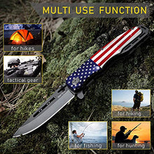 Load image into Gallery viewer, Spring Assisted Knife - Pocket Folding Knife - Military Style - Boy Scouts Knife - Tactical Knife - Good for Camping Hunting Survival Indoor and Outdoor Activities Mens Gift 6681 F
