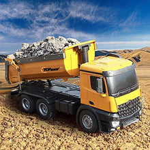 Load image into Gallery viewer, Top Race Remote Control Construction Dump Truck, RC Dump Truck Toy and Top Race 6 Channel Full Functional Front Loader, Construction Toys Vehicle, RC Truck Toys
