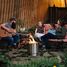 Load image into Gallery viewer, Solo Stove Ranger with Stand Portable Outdoor Fire Pit Stainless Steel Firepot for Wood Burning and Low Smoke Great Fire Pits for Outside | 15x12.5 Inch Outside Fire Pits
