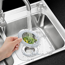 Load image into Gallery viewer, Fengbao 2PCS Kitchen Sink Strainer - Stainless Steel, Large Wide Rim 4.5" Diameter
