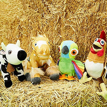 Load image into Gallery viewer, La Granja De Zenon Vaca Lola 14 in. Musical Plush Granja De Zenon El Reino Infantil
