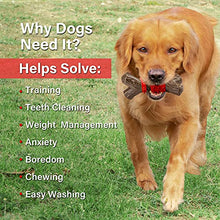Load image into Gallery viewer, Tough Dog Toys Aggressive Chew Toys for Large Dogs, RANTOJOY Durable Dog Chew Toys for Medium Large Breed, Nylon Rubber Dog Teething Stick Toys Puppy Chewers Dogs Birthday Gift Nearly Indestructible
