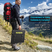 Load image into Gallery viewer, MARBERO 60W Foldable Solar Panel Battery Charger for Portable Power Station Solar Generator, Smartphone, Tablet, Laptop QC3.0/PD 60W USB Port DC Output(10 Changeable Adapters) for Home Camping
