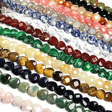 Load image into Gallery viewer, Natural Stone Beads,Natural Malachite Beads(10x10x5mm) for Jewelry Making DIY Bracelet Making Supplies 1 Strand 7.87"/20pcs（2 Strand）
