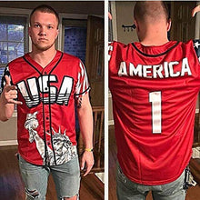 Load image into Gallery viewer, Greater Half Jersey: Liberty Edition Red America #1 Jersey (L)
