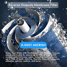 Load image into Gallery viewer, AWater 1 RO Reverse Osmosis Water Filtration System TDS Reduction 500 GPD High Flow Tankless Smart Faucet USA Tech
