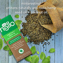 Load image into Gallery viewer, Hello Vegan Fluoride Free Toothpaste, Super Fresh Spearmint, Naturally Whitening Toothpaste, Hemp Seed Oil + Coconut Oil, Helps Remove Plaque, No SLS/Sulfates, 4 Ounce
