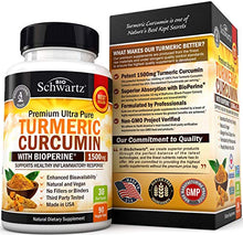 Load image into Gallery viewer, Turmeric Curcumin with BioPerine 1500mg + Collagen Peptides Protein Powder - for Bone &amp; Joint Support - Non-GMO &amp; Gluten-Free
