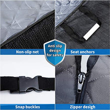 Load image into Gallery viewer, DKIIGAME Dog Car Seat Covers, Dog Car Hammock with Mesh Window, Heavy Duty Car Seat Covers for Dogs,100% Waterproof Anti-Slip 600D Oxford Cloth Dog Seat Cover for Back Seat
