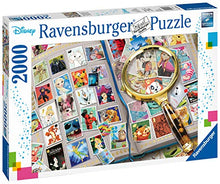 Load image into Gallery viewer, Ravensburger 16706 Disney Stamp Album - 2000 Piece Puzzle for Adults, Every Piece is Unique, Softclick Technology Means Pieces Fit Together Perfectly,Multicolor
