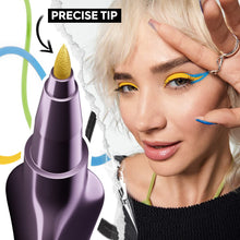 Load image into Gallery viewer, URBAN DECAY 24/7 Inks Liquid Eyeliner Pen – Water-Resistant, Smudge-Proof – Up to 24HR Wear – Ergonomic Grip – Vegan &amp; Cruelty Free – Deep End (Teal Shimmer, Brush Tip)
