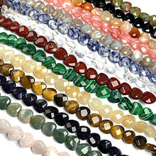 Load image into Gallery viewer, Natural Stone Beads,Natural Malachite Beads(10x10x5mm) for Jewelry Making DIY Bracelet Making Supplies 1 Strand 7.87"/20pcs（2 Strand）
