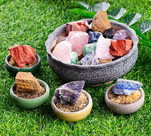 Load image into Gallery viewer, UU UNIHOM 3 lbs Bulk Rough Madagascar Stones Mix - Large 1" Natural Raw Stones Crystal for Tumbling, Cabbing, Fountain Rocks, Decoration,Polishing, Wire Wrapping, Wicca &amp; Reiki Crystal Healing
