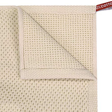 Load image into Gallery viewer, Homaxy 100% Cotton Waffle Weave Kitchen Dish Towels, Ultra Soft Absorbent Quick Drying Cleaning Towel, 13x28 Inches, 4-Pack, White
