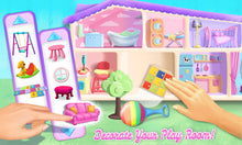 Load image into Gallery viewer, Sweet Baby Girl Doll House - Play, Care &amp; Bed Time
