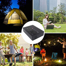 Load image into Gallery viewer, Powkey 200Watt Portable Power Bank with AC Outlet for Camping 42000mAh Power Supply for CPAP ,2 AC Ports, 4 USB Ports, 2 DC Port
