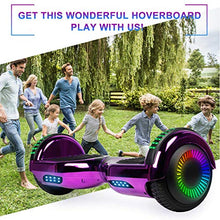 Load image into Gallery viewer, SISIGAD Hoverboard for Kids, Two Wheels Self-Balancing Hover Board with Bluetooth Speaker
