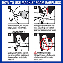 Load image into Gallery viewer, Mack's Slim Fit Soft Foam Earplugs, 50 Pair - Small Ear Plugs for Sleeping, Snoring, Traveling, Concerts, Shooting Sports &amp; Power Tools
